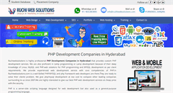 Desktop Screenshot of php-development.ruchiwebsolutions.com