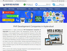 Tablet Screenshot of php-development.ruchiwebsolutions.com