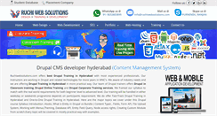 Desktop Screenshot of drupal.ruchiwebsolutions.com