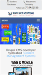Mobile Screenshot of drupal.ruchiwebsolutions.com